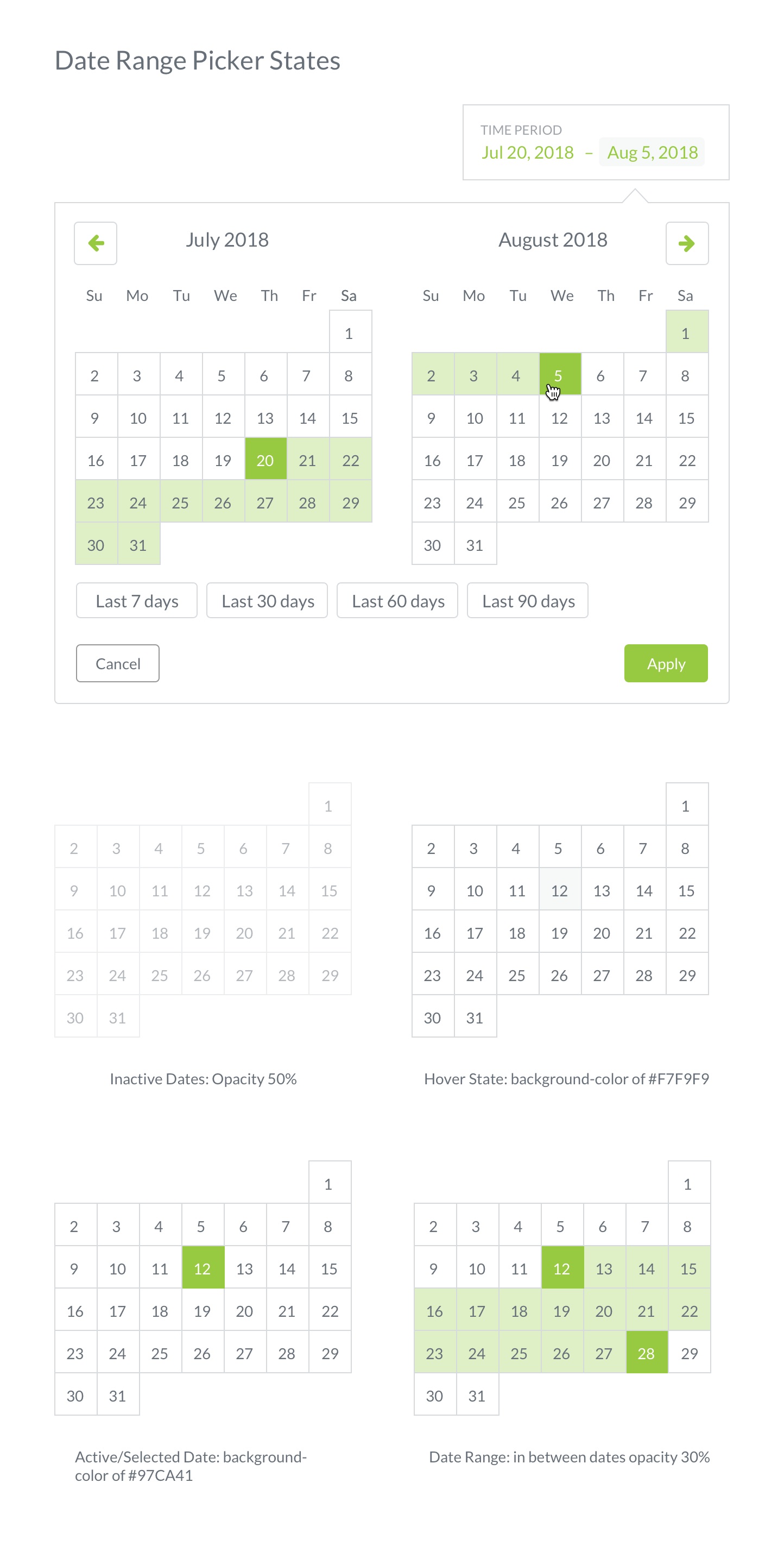 Date Range Picker